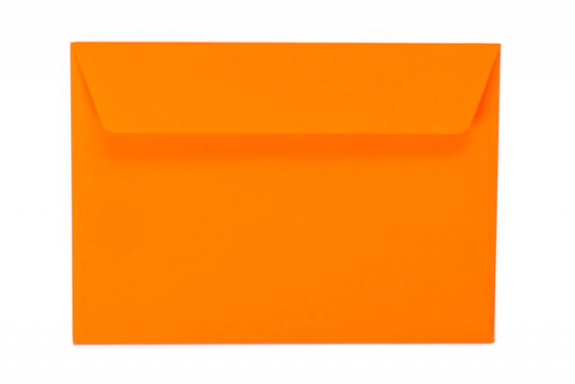 Enveloppen DIN C6 zelfklevend, neon oranje