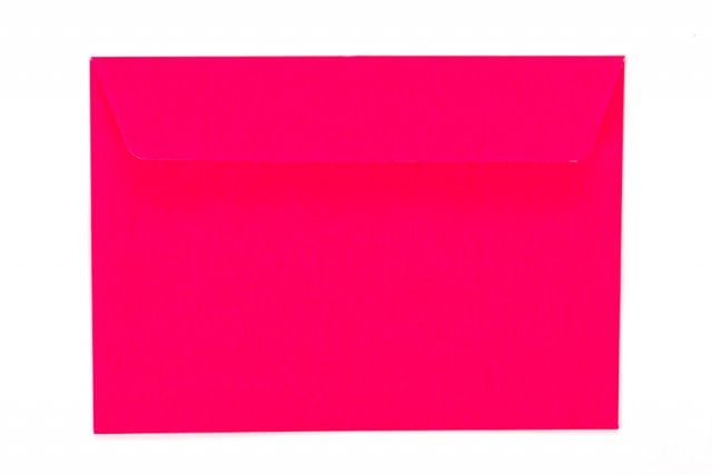 Enveloppen DIN C6 zelfklevend, neon roze