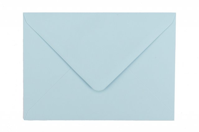 Enveloppen DIN B6, lichtblauw