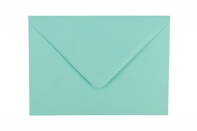 Enveloppen DIN B6, blauwgroen