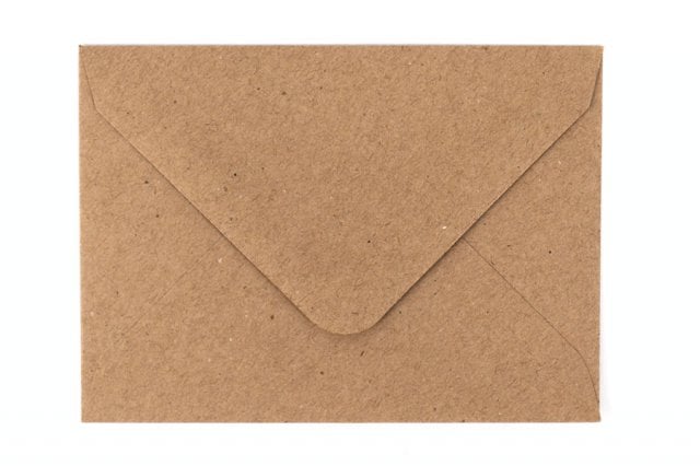 Enveloppen DIN B6, kraftpapier