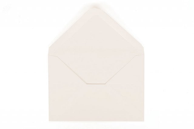 Enveloppen DIN C5, crème met voering