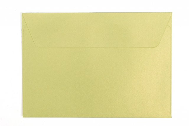 Enveloppen DIN C6 zelfklevend, parelmoer lichtgroen