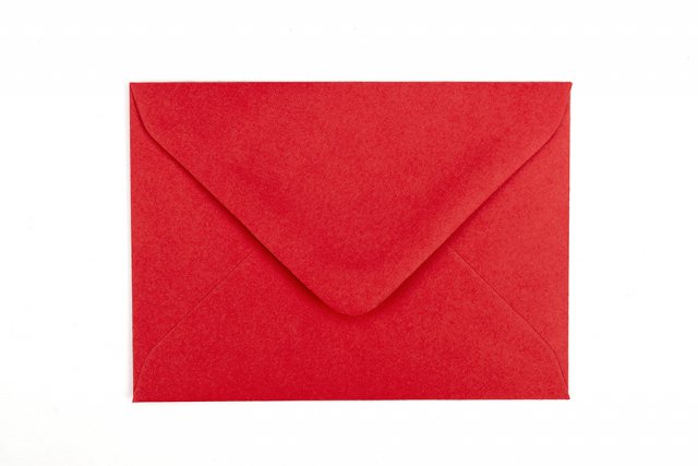 Enveloppen DIN C7, rood