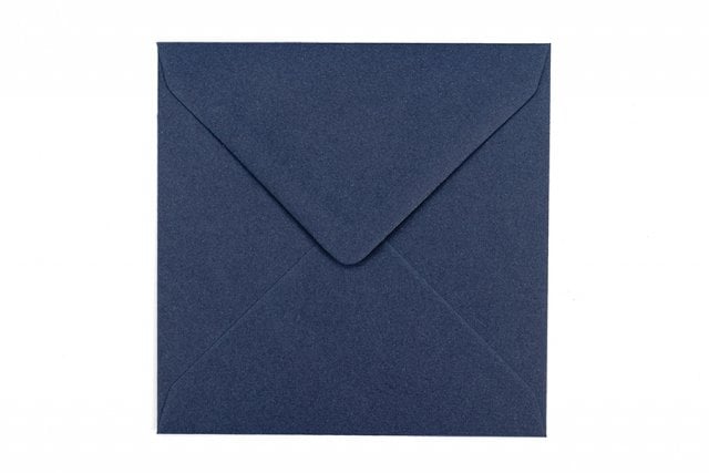 Vierkante enveloppen 130x130 mm, donkerblauw