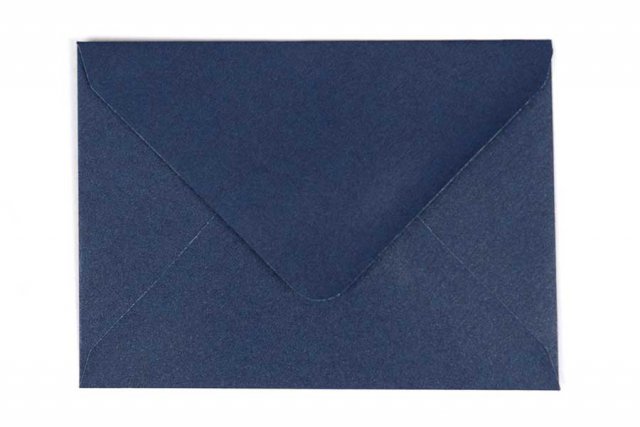 Enveloppen DIN C7, parelmoer donkerblauw