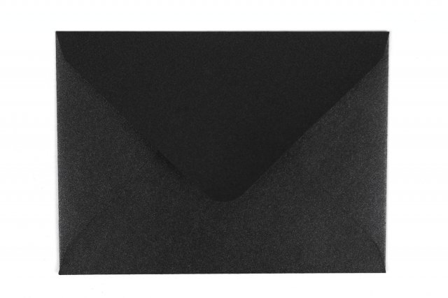 Enveloppen DIN C7, parelmoer zwart
