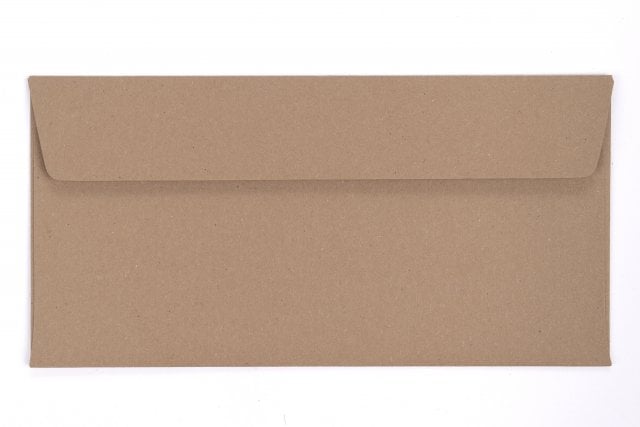 Enveloppen DIN lang zelfklevend, kraftpapier