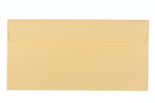 Enveloppen DIN lang klevend, kurkuma