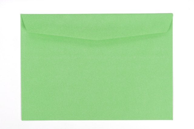 Enveloppen DIN B6, gerecycled groen