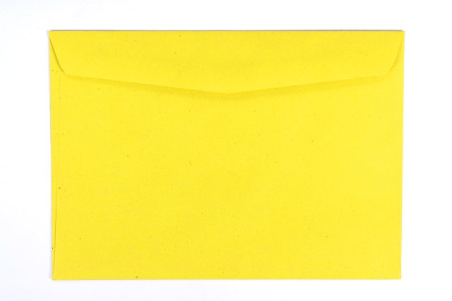 Enveloppen DIN B6, gerecycled geel