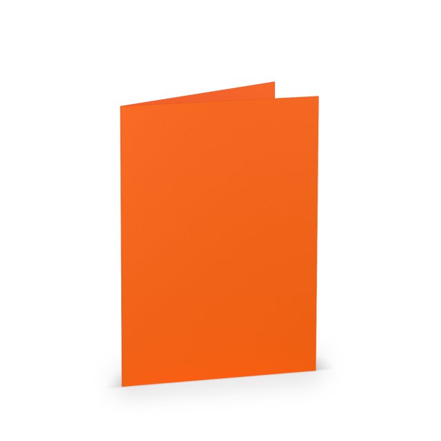 Vouwkaarten DIN A6, oranje