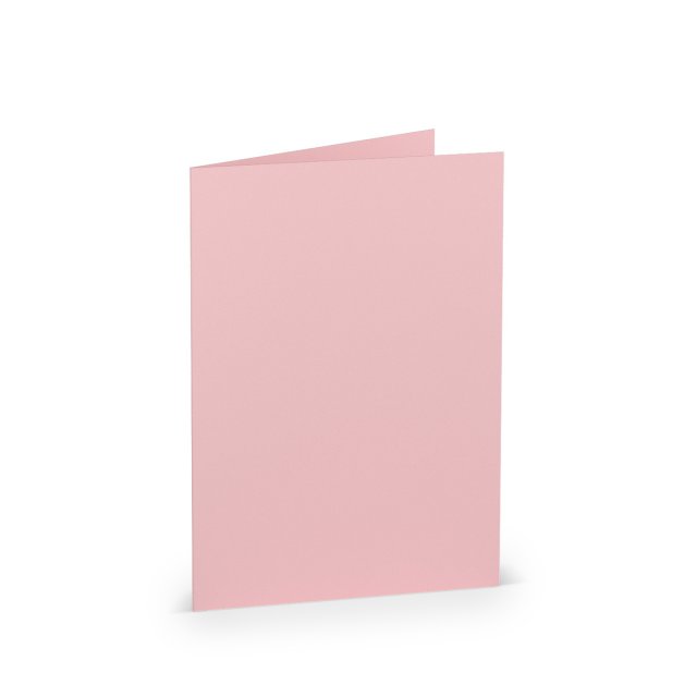 Vouwkaarten DIN A6, roze