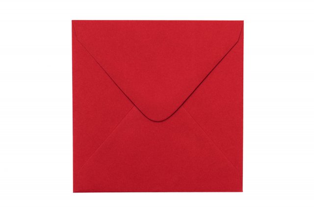 Vierkante enveloppen 110x110 mm, donkerrood