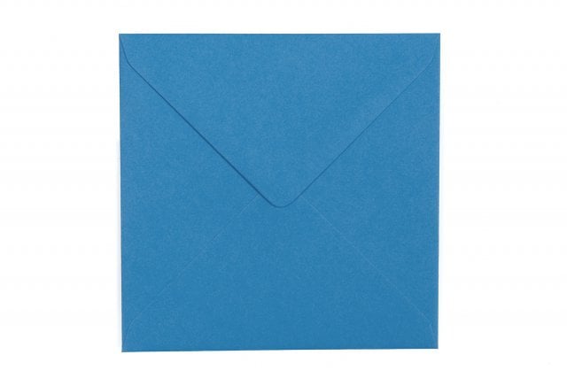 Vierkante enveloppen 140x140 mm, blauw