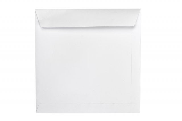 Vierkante enveloppen 170x170 mm, wit