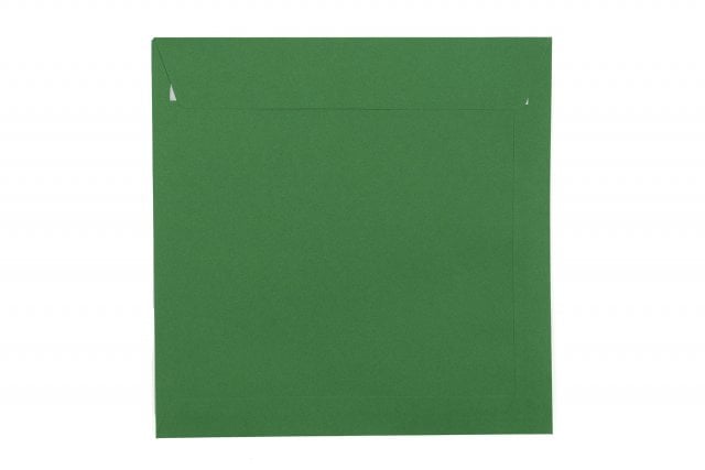Vierkante enveloppen 220x220 mm, donkergroen