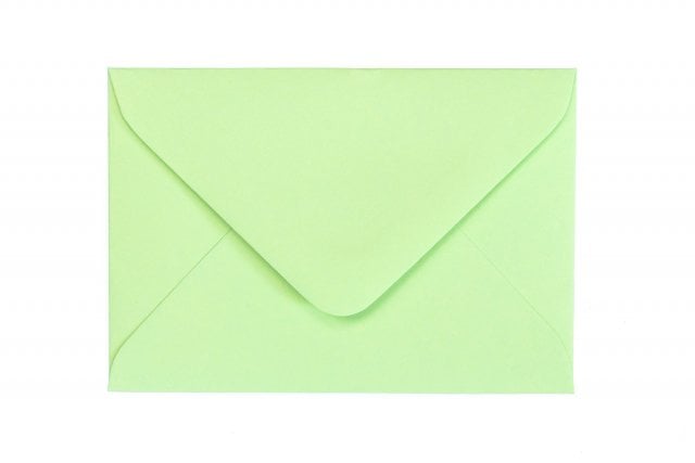 Enveloppen 65x94mm, lichtgroen