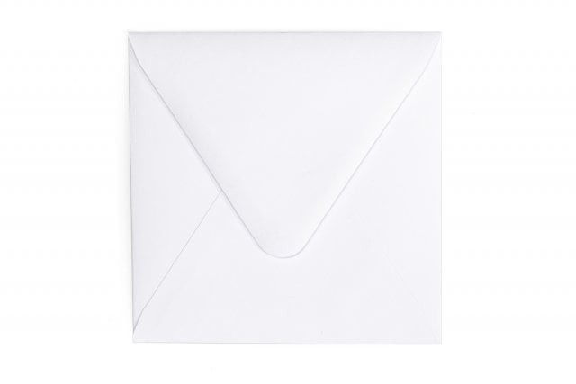 Vierkante enveloppen 113x113 mm, wit