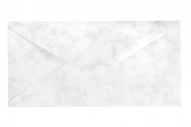 Enveloppen DIN lang, gemarmerd wit