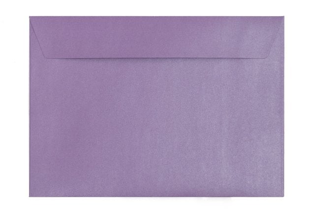 Enveloppen DIN C5 zelfklevend, parelmoer paars