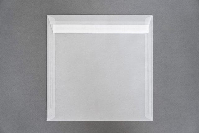 Vierkante enveloppen 220x220 mm, transparant