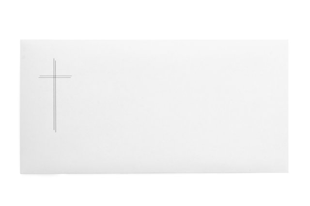 Zelfklevende enveloppen DIN Lang, kruisvormig
