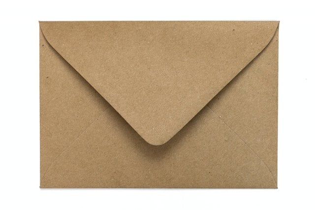 Enveloppen DIN C6, kraftpapier