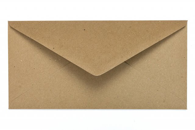 Enveloppen DIN lang, kraftpapier