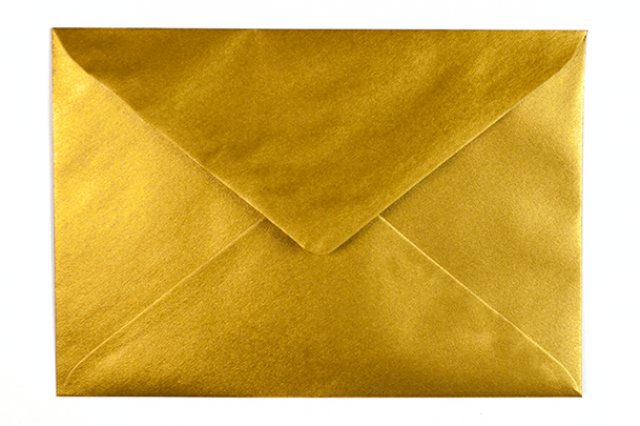 Enveloppen DIN C5, goud