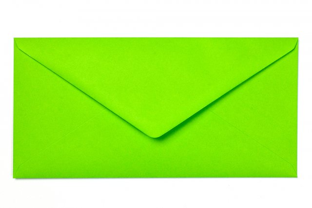 Enveloppen DIN lang, lichtgroen