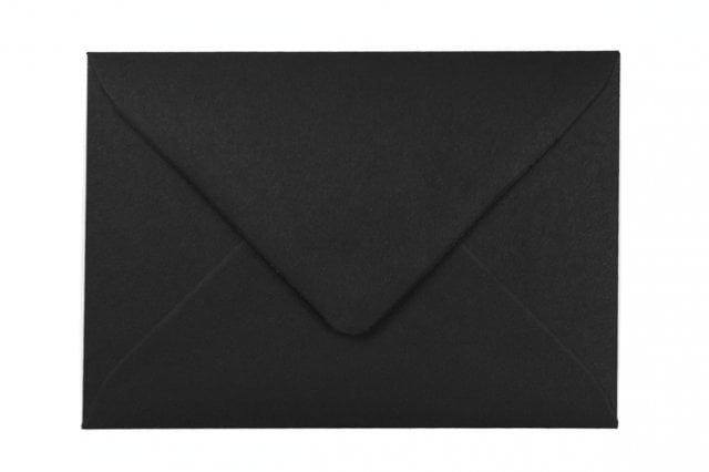 Enveloppen DIN C6, zwart