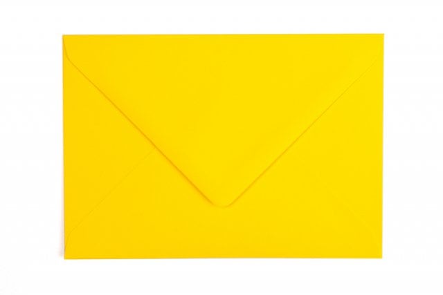 Enveloppen DIN C6, geel-oranje