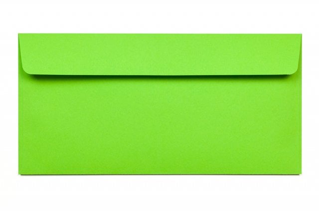 Enveloppen DIN lang zelfklevend, intensief groen