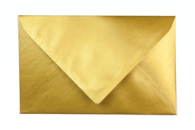 Enveloppen speciaal formaat, goud