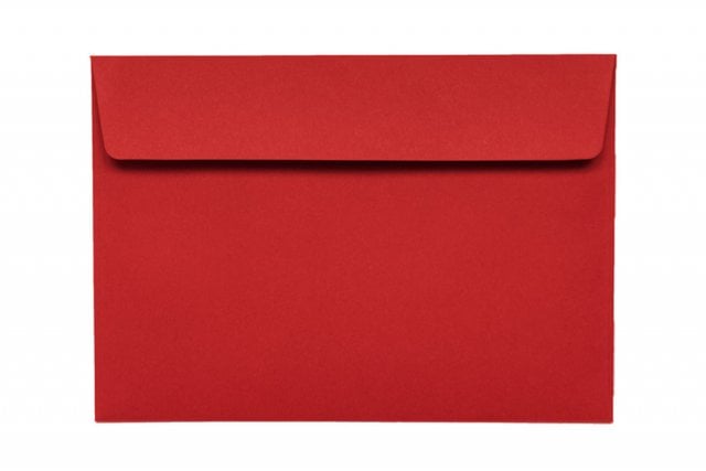 Enveloppen DIN C6 zelfklevend, rood