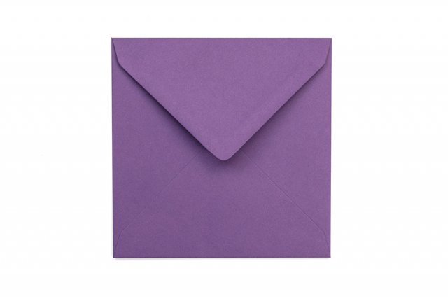Vierkante enveloppen 130x130 mm, paars