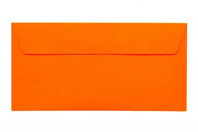 Enveloppen DIN lang zelfklevend, neon oranje