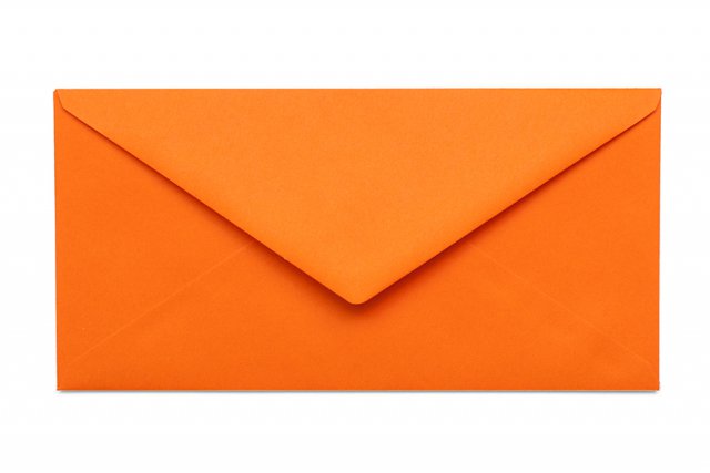 Enveloppen DIN lang, oranje