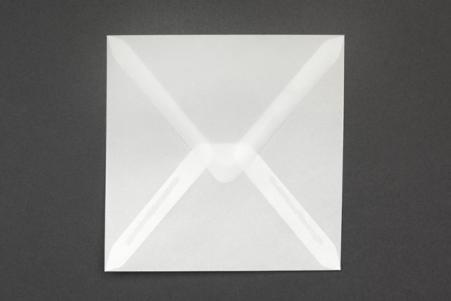 Vierkante enveloppen 155x155 mm, transparant