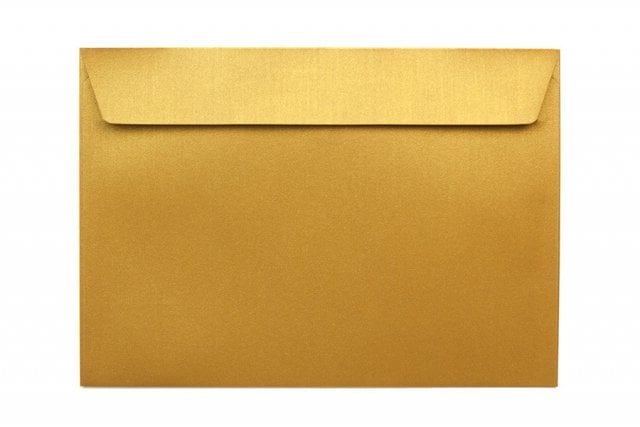 Enveloppen DIN C5 zelfklevend, goud