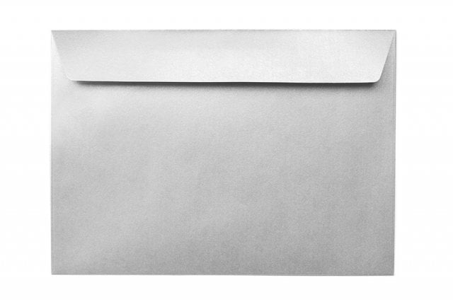 Enveloppen DIN C5 zelfklevend, zilver