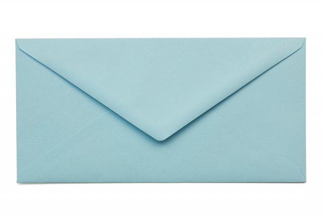 Enveloppen DIN lang, lichtblauw