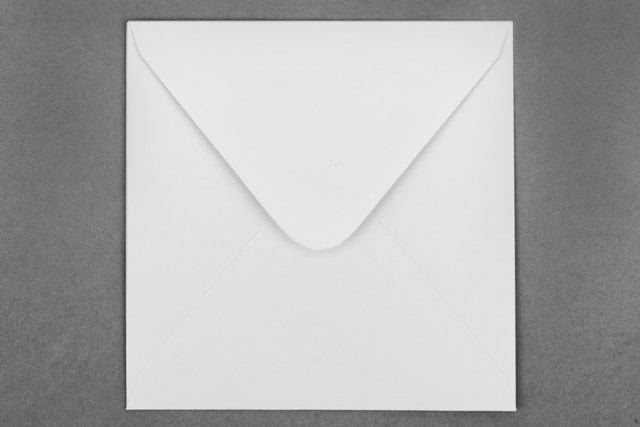 Vierkante enveloppen 155x155 mm, wit