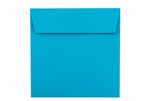 Vierkante enveloppen 160x160 mm, blauw