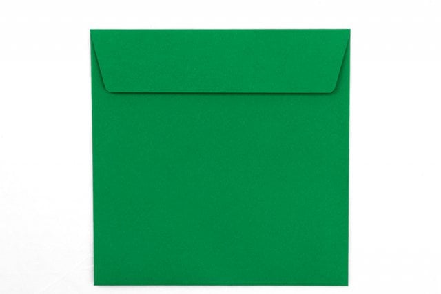 Vierkante enveloppen 160x160 mm, groen