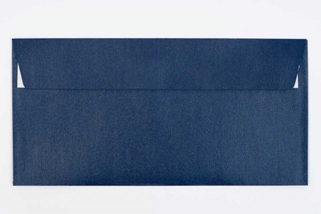 Enveloppen DIN lang zelfklevend, parelmoer donkerblauw