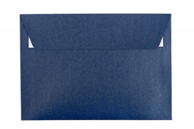 Enveloppen DIN C6 zelfklevend, parelmoer donkerblauw