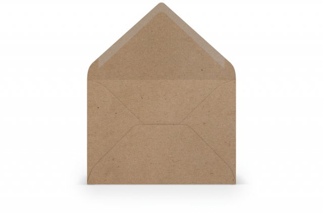 Enveloppen DIN B6, kraftpapier