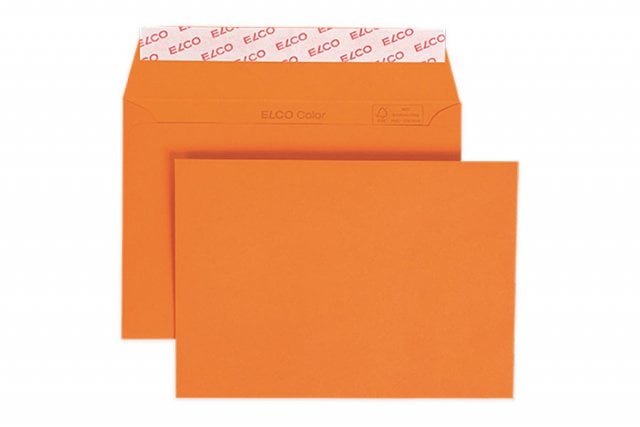 Enveloppen Elco DIN C6 zelfklevend, oranje